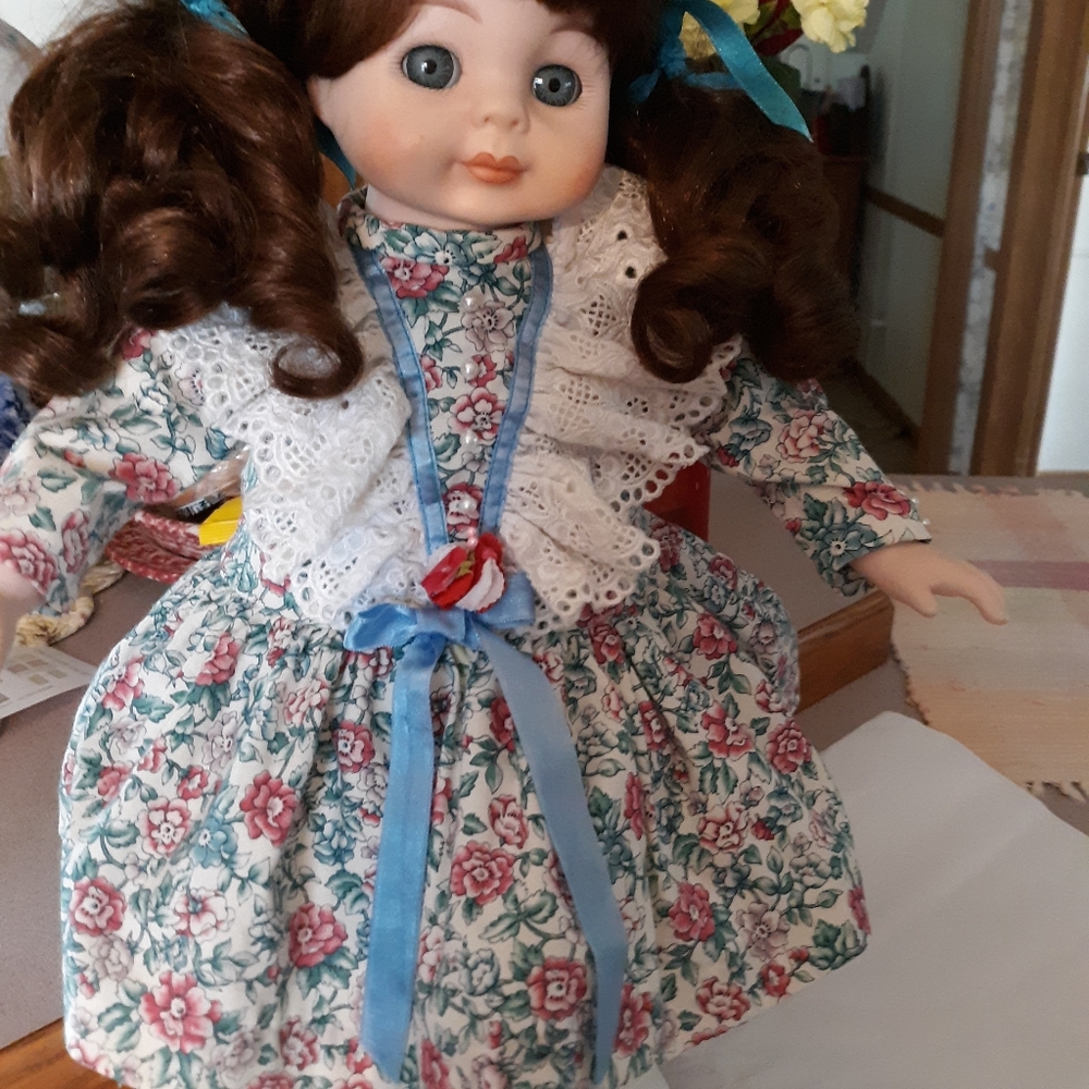 Collectible Carol Anne Musical Doll, Limit Edition #474. Signed by Betty Ball.